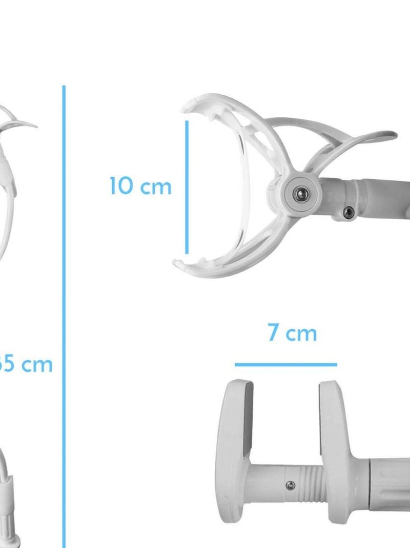 Support universel pour camera bébé, babyphone, moniteur, Flex - Monsieur Bébé Blanc - Kiabi