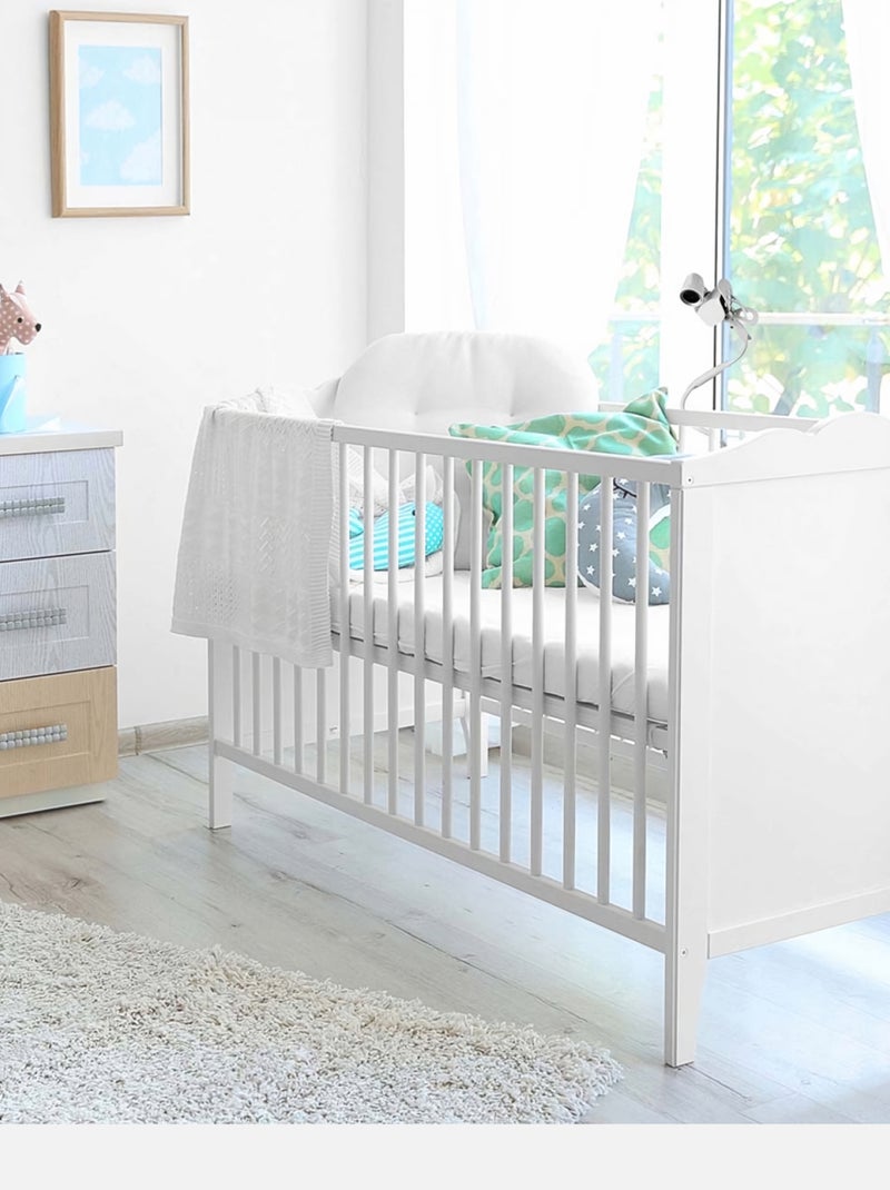 Support universel pour camera bébé, babyphone, moniteur, Flex - Monsieur Bébé Blanc - Kiabi