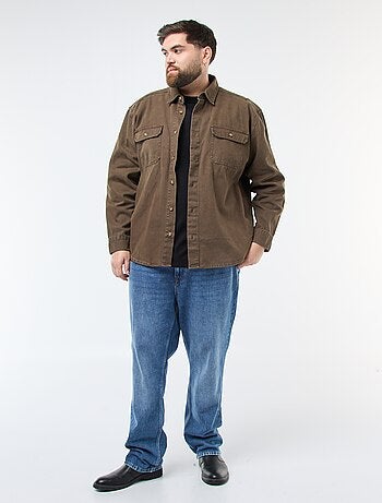 Sur chemise manches longues en coton