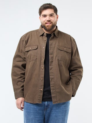 Sur chemise manches longues en coton