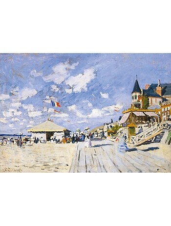 Sur les planches de trouville monet