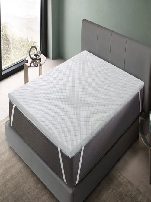 Sur matelas FREEDOM Épaisseur 5 cm | Noyau 100 % viscoélastique | Déhoussable - Kiabi