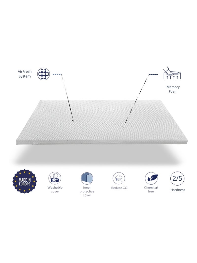 Sur matelas FREEDOM Épaisseur 5 cm | Noyau 100 % viscoélastique | Déhoussable N/A - Kiabi