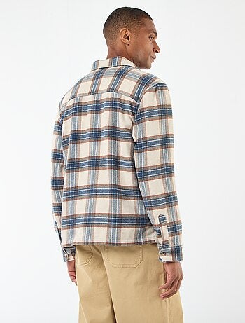 Surchemise à carreaux