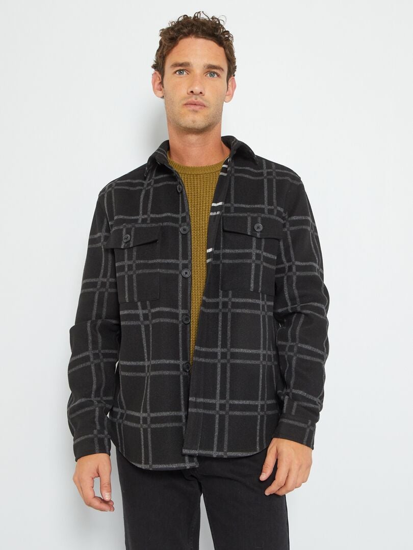 Chemise Homme Volcom à Carreaux – Flanelle Douce – Marron/Noir – Taille M