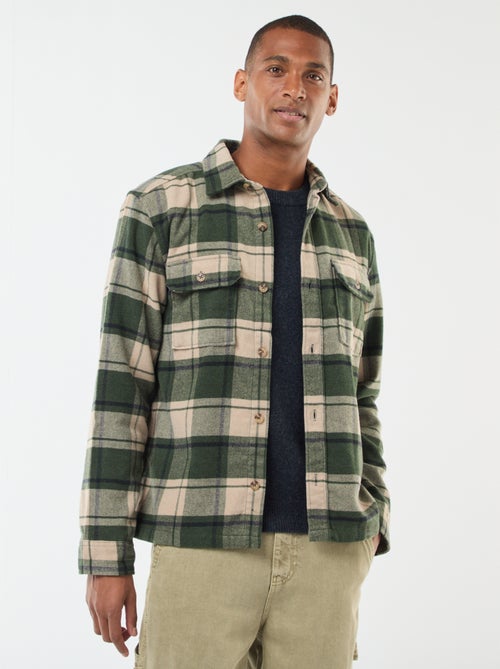 Surchemise à carreaux - Kiabi