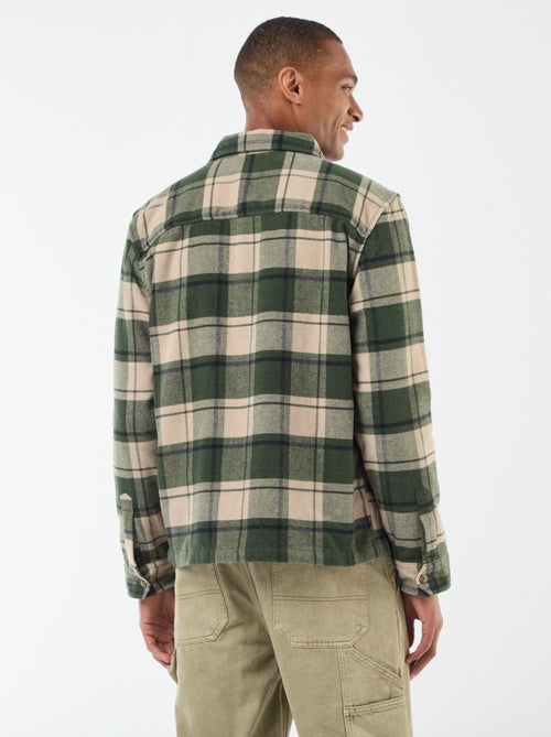 Surchemise à carreaux - Kiabi