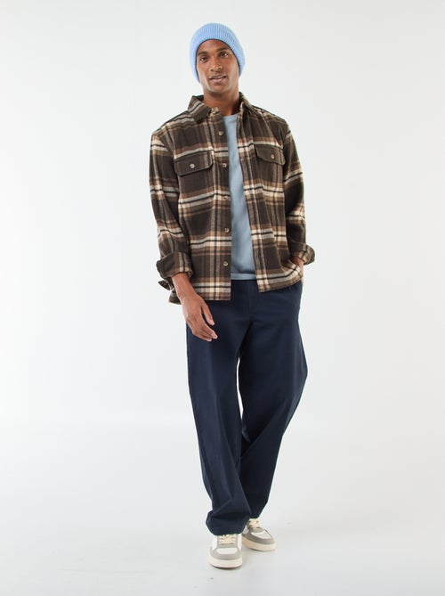 Surchemise à carreaux - Kiabi