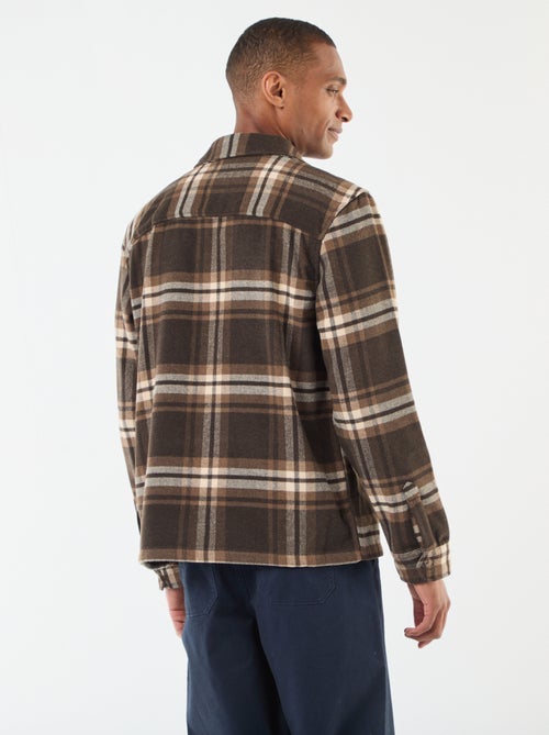 Surchemise à carreaux - Kiabi