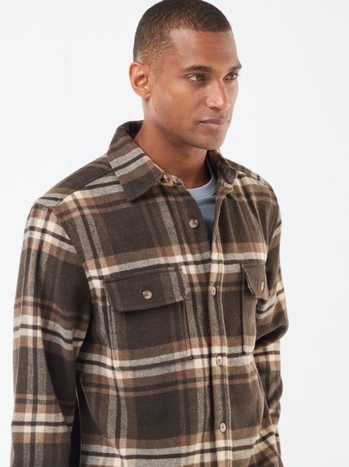 Surchemise à carreaux - Kiabi