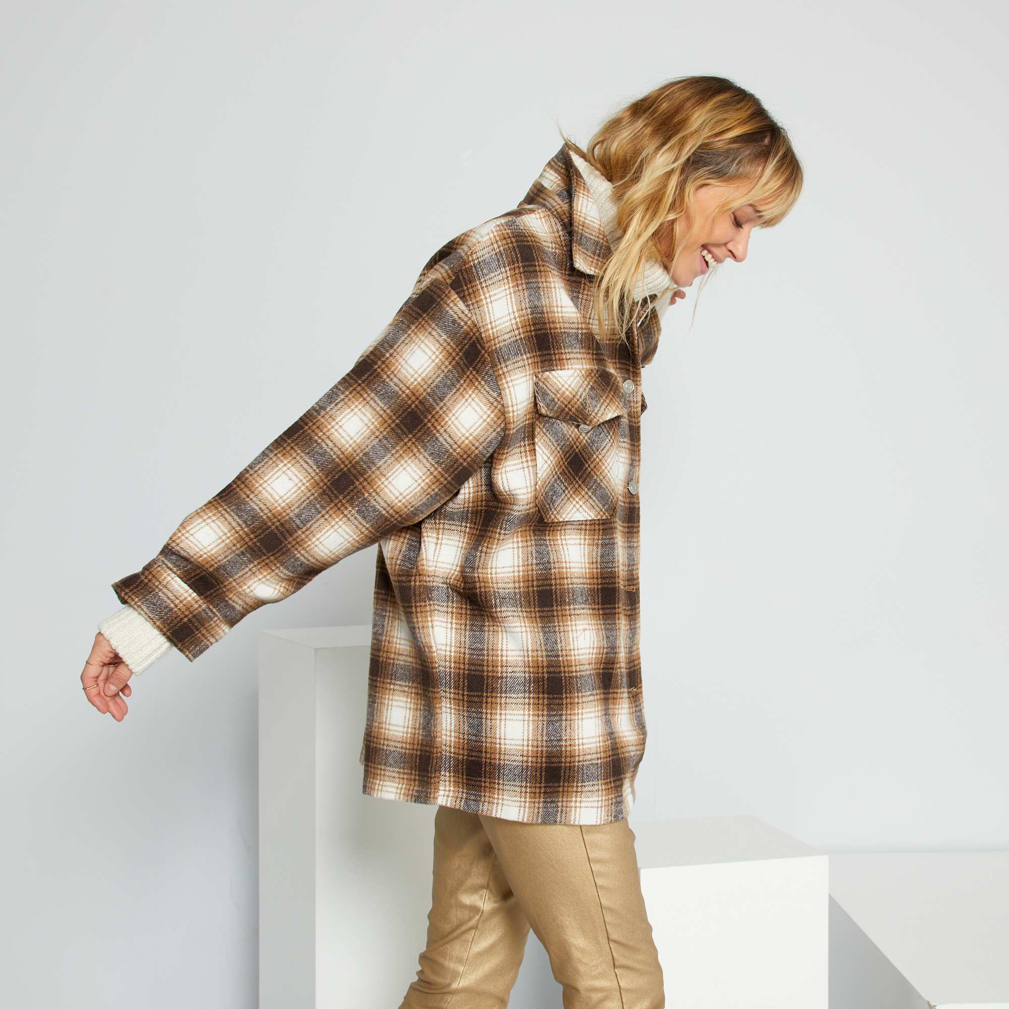 surchemise carreaux kiabi