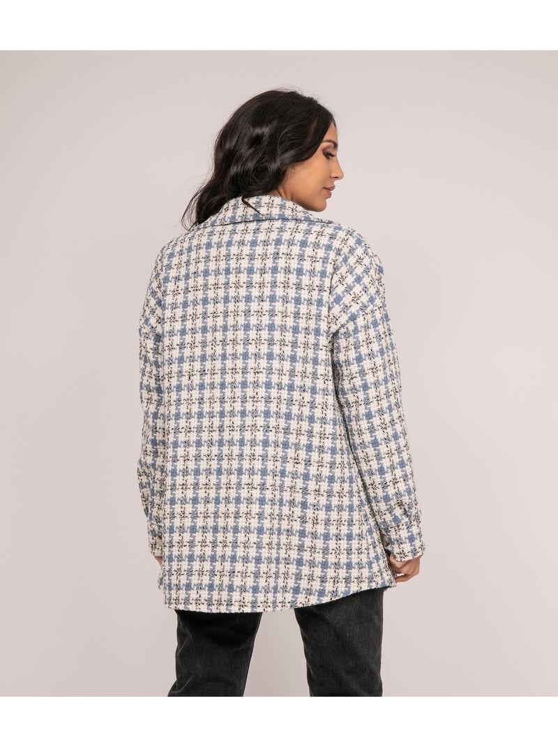 Surchemise a carreaux UBARTH Bleu - Kiabi