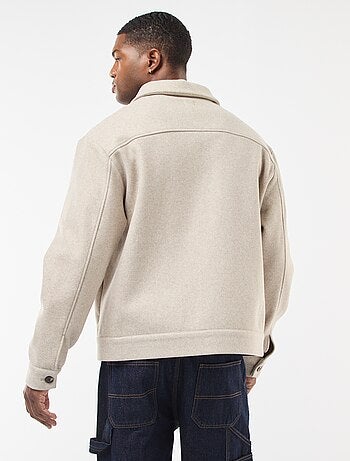 Surchemise avec 2 poches à rabat boutonnées à la poitrine