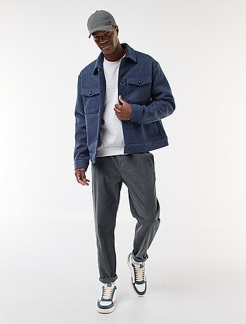 Surchemise avec 2 poches à rabat boutonnées à la poitrine