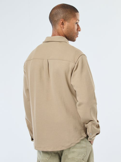 Surchemise avec ouverture pressionnée et 2 poches poitrine - Kiabi