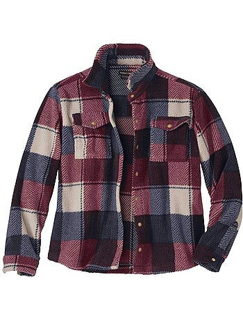 Surchemise carreaux sherpa west - atlas for men