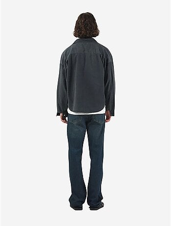 Surchemise courte en popeline de coton oversize giesto