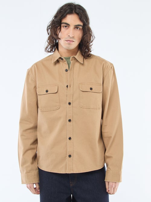 Surchemise en coton - Kiabi