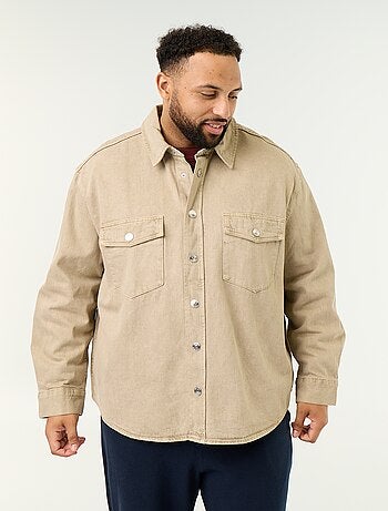 Surchemise en denim