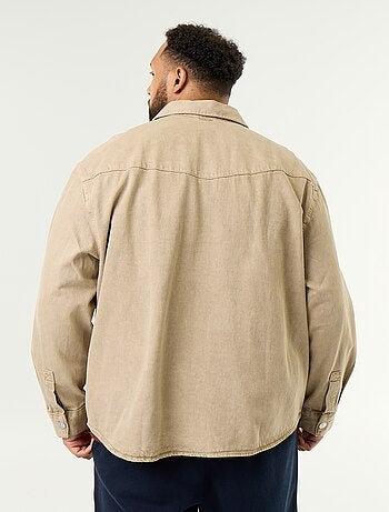 Surchemise en denim