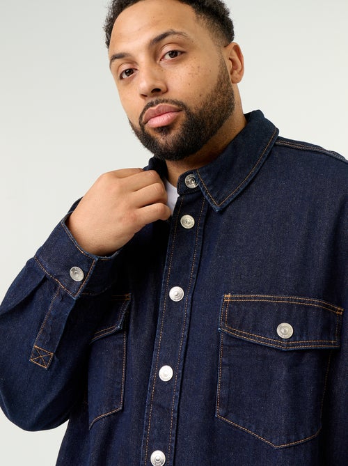 Surchemise en denim - Kiabi