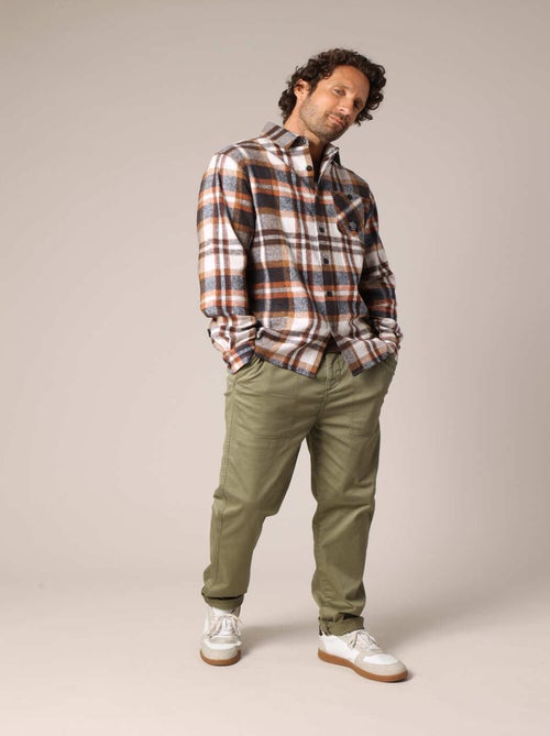 Surchemise en flanelle à carreaux 'Deeluxe' - Kiabi