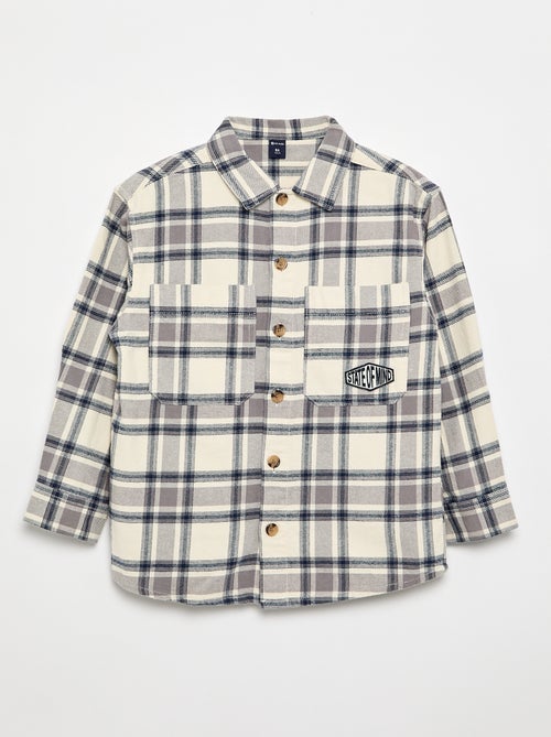 Surchemise en flanelle - Kiabi Surchemise en flanelle - Kiabi