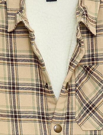 Surchemise en flanelle doublée
