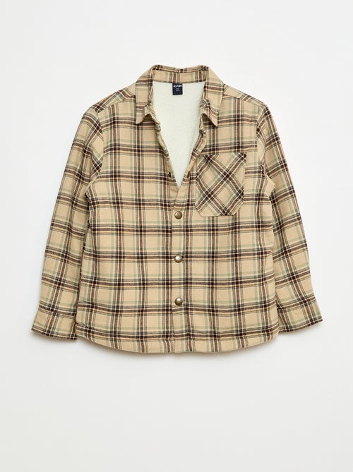 Surchemise en flanelle doublée - Kiabi