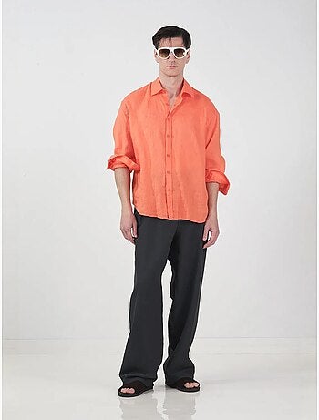 Surchemise en lin oversize pour homme giesto