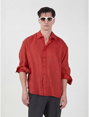Surchemise en lin oversize pour homme giesto