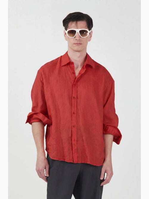 Surchemise en lin oversize pour homme giesto - Kiabi Surchemise en lin oversize pour homme giesto - Kiabi