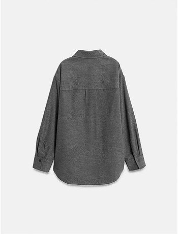 Dilvin surchemise en maille oversize à manches longues