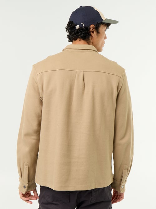 Surchemise en maille piquée - Kiabi