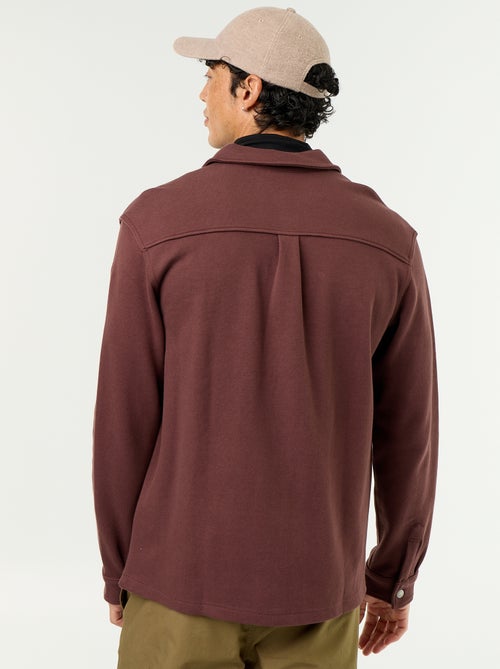 Surchemise en maille piquée - Kiabi