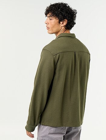 Surchemise en maille piquée