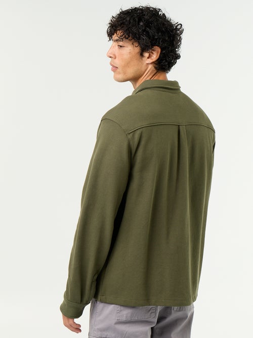 Surchemise en maille piquée - Kiabi Surchemise en maille piquée - Kiabi