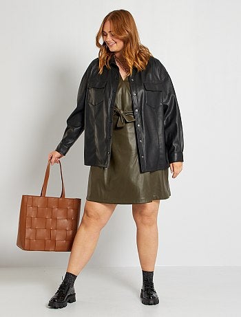 Chemise, chemisier femme Grande taille femme | noir | Kiabi