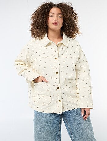 Surchemise en twill avec 2 poches plaquées