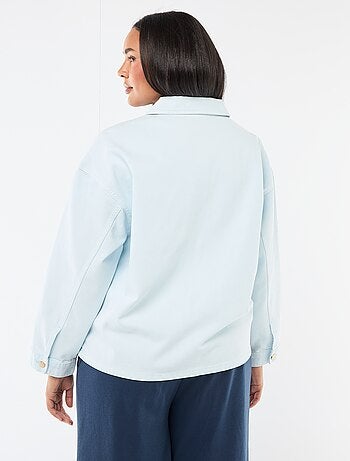 Surchemise en twill avec 2 poches plaquées