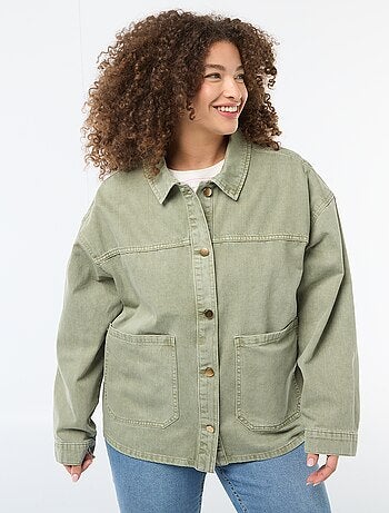 Surchemise en twill avec 2 poches plaquées