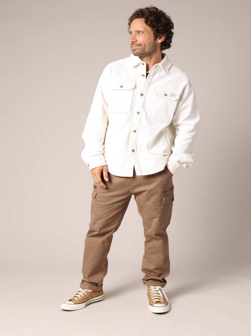 Surchemise en velours 100% coton  'Deeluxe' - Kiabi