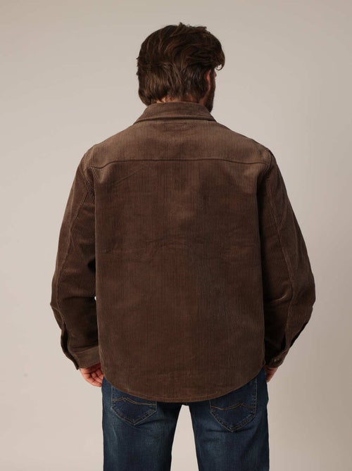 Surchemise en velours 100% coton  'Deeluxe' - Kiabi