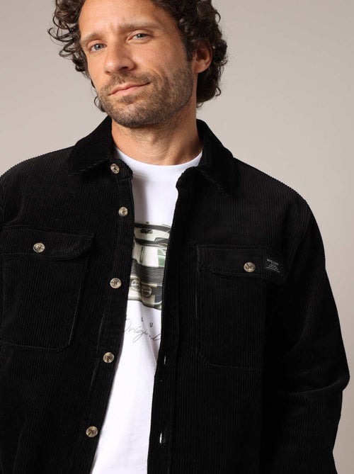 Surchemise en velours 100% coton  'Deeluxe' - Kiabi