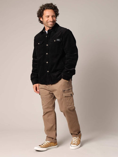 Surchemise en velours 100% coton  'Deeluxe' - Kiabi