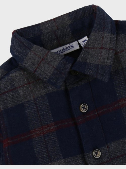 Surchemise en velours à carreaux Noukie's - Kiabi