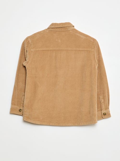Surchemise en velours côtelé - Kiabi