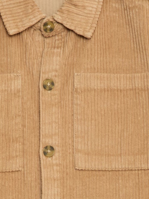 Surchemise en velours côtelé - Kiabi