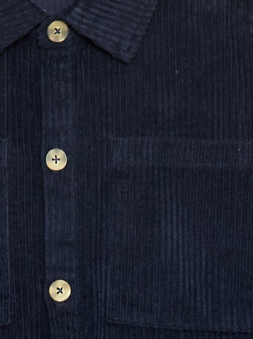 Surchemise en velours côtelé - Kiabi