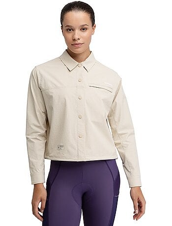 Surchemise été cyclisme gravel femme cyclisme femme emberly